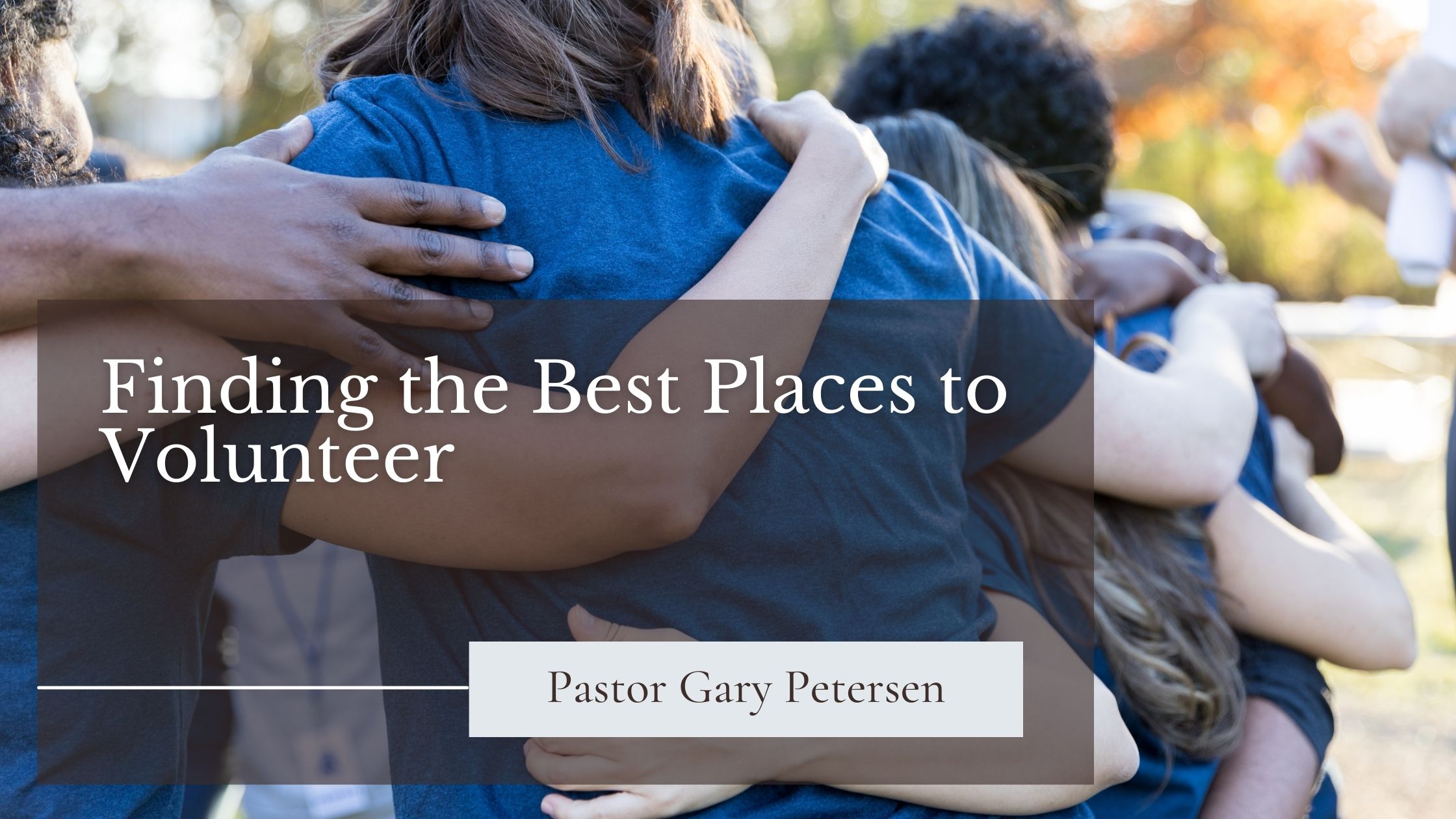 Finding the Best Places to Volunteer